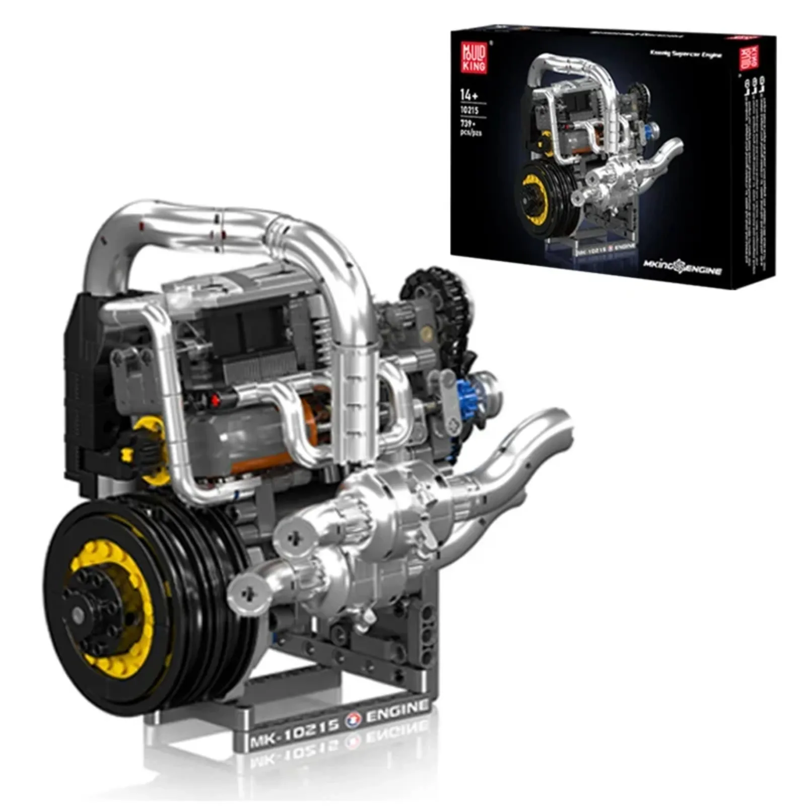 

Mold King, высокое качество, 739 шт., комплект строительных блоков для суперспортивных автомобилей с детальным механизмом для обучения STEM