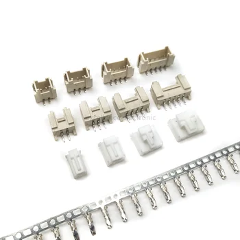 수직 수평 SMD 핀 헤더, HY2.0 커넥터, 2.0mm, 2, 3, 4, 5, 6, 7, 8P (플러그 수 + 암 + 터미널) 키트, 10 세트