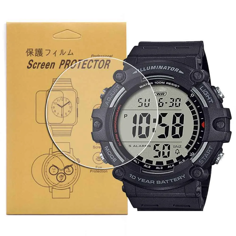 Nano Explosion-proof Screen Protector For  Watch GA-010 GD-010 AE-1500WHD AE-1400WH-4A ae1400 ae1500  PET Protective Film