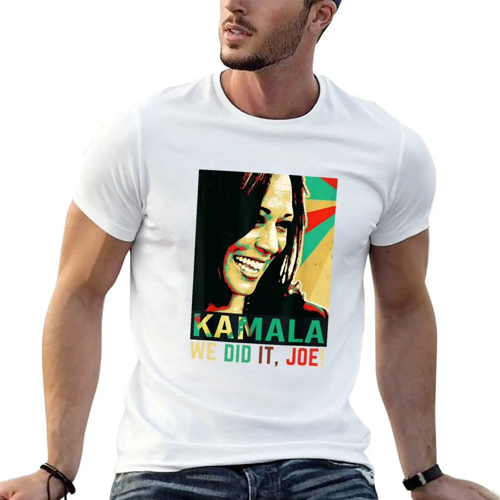 Mens We Did It Joe! Funny Kamala Harris Joe Biden 46 President T-Shirt anime shirt shirts graphic tees outfits for men