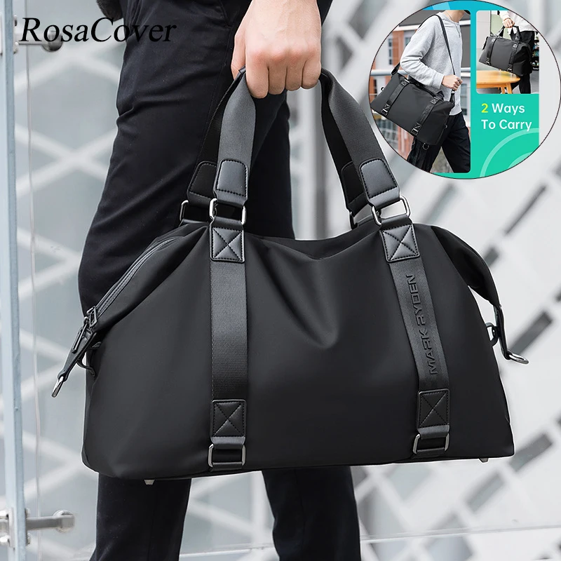 Business Premium Oxford Waterproof Men Travel Bags Hand Luggage Travel Bag Business Large Capacity Weekend Duffle Travel Bag