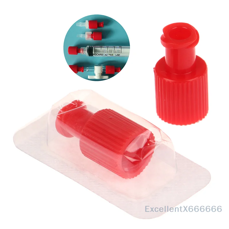 5Pcs Combi-Cap Male Female Luer Lock Closure Sterile Individually Packaged ABS Material Medical Device Connector