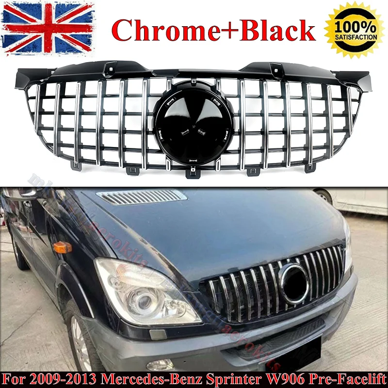 

SAIQINGSP Fit Mercedes Benz W906 Sprinter 2009-2013 Front Bumper Grille Car Accessories Tools