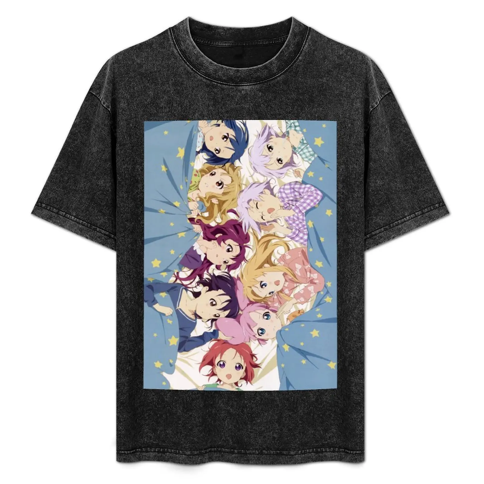 

Yuru Yuri - Sleepover T-Shirt man tshirt t shirts with prints T-Shirt