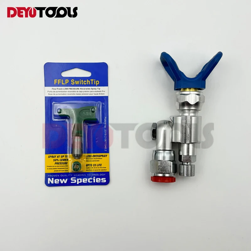 CleanShot Valve Set With Tip Shut-off Value 287030 Airless Spray Adapter Joint For Wagner Titan Spray Gun