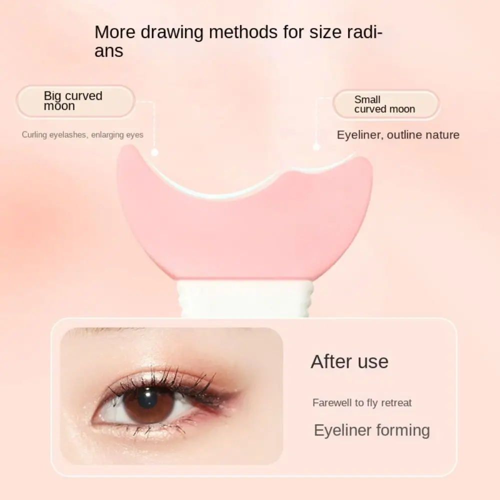 Eyeliner Shaper początkujący pomoce do makijażu oczu zestaw linii zagnieżdżania przyrząd kosmetyczny szablon eyelineru tusz do rzęs przegroda cień do powiek Shaper Pad