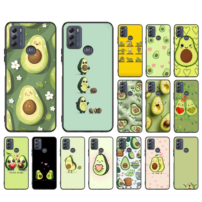 

Cartoon Avocado Phone Case For Motorola G84 G22 G32 G34 G52 G10 G20 G30 G60 G60S G13 G50 G54 G62 G53 G72 G85 G24 Power