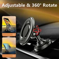 Support de téléphone magnétique pour voiture, Support magnétique pour voiture, GPS, pour Macsafe iPhone 15 14 13 12 Samsung Xiaomi 4