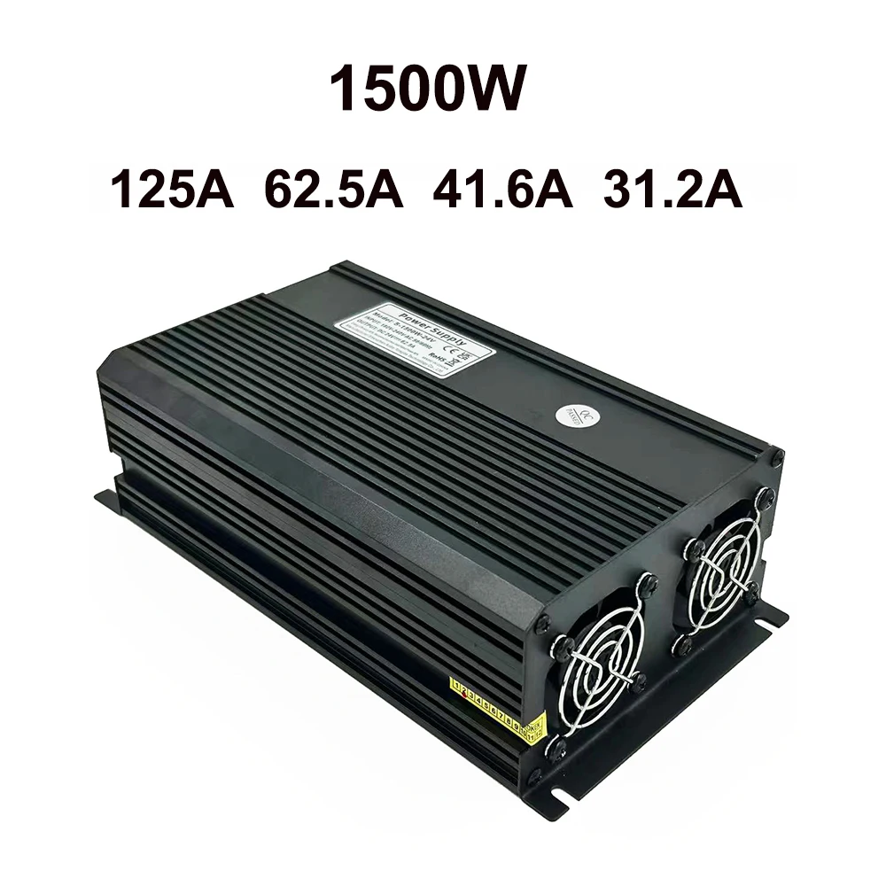 

Импульсный блок питания 1500 Вт, AC200-240В в DC12В 24В 36В 48В