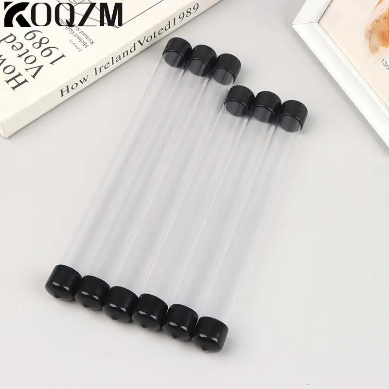 PVC Clear Storage Tube Rotating Pen Holders Plastic Pen Case Gift Pen Packaging Box Lightweight Cylindrical Tube Container