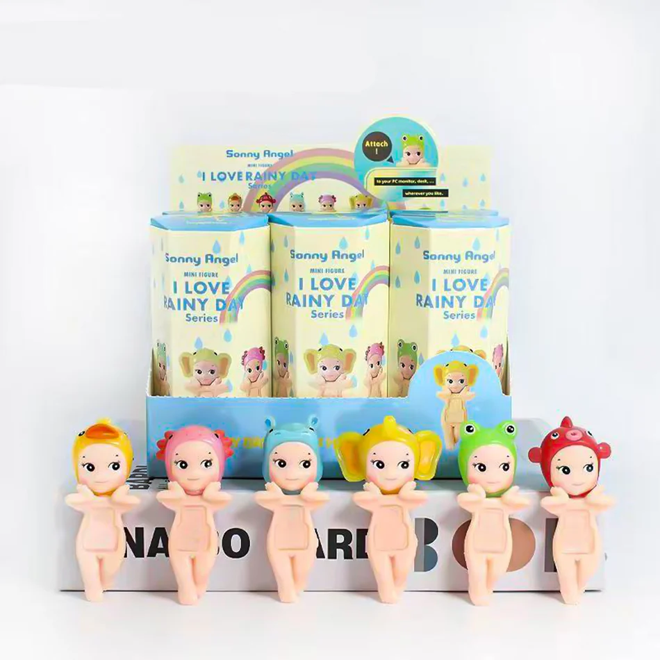 Boîte aveugle S Angel Dolls Fans jouet pour enfants cadeau Animal boîte aveugle Anime Figure ornements j'aime la journée pluvieuse série pendentif cadeau