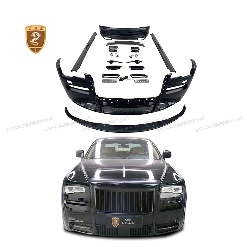 

Комплект кузова MSY Style для Rolls Royce Ghost 1st, обновление 2-го поколения, FRP, бампер, светодиодные фонари, автотюнинг, ремонтные детали 2010-2019