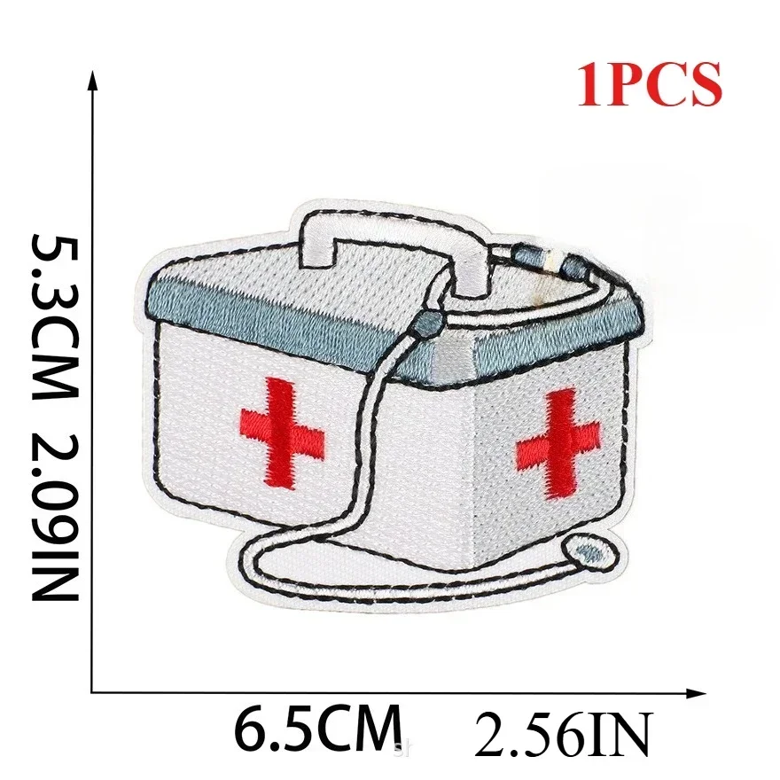 Band-Aid Computer Embroidery Chapter Boy Clothes Decoration Pills Patch Sticker Cartoon Human Organs Embroidery Cloth