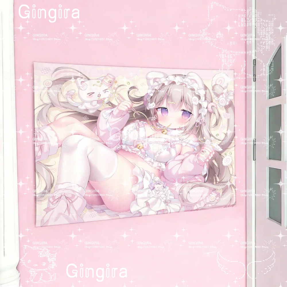 Peach Bean Artist 2D galgame dormitory bedroom decoration tapestry fabric indoor hanging fabric