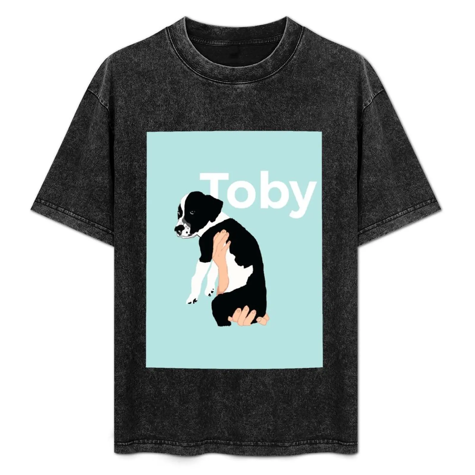 Toby the puppy. T-Shirt baggy shirts graphics kawaii clothes shirts men graphic