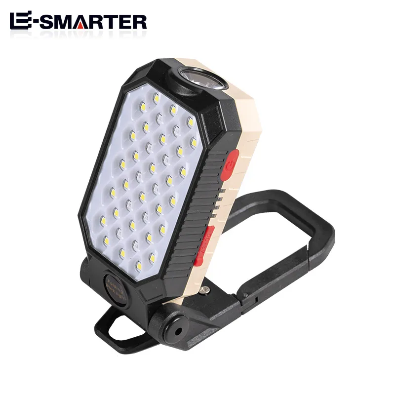 ESMARTER COB Portable Work Light USB Rechargeable Emergency Repair Light Mobile Light Source Flashlight