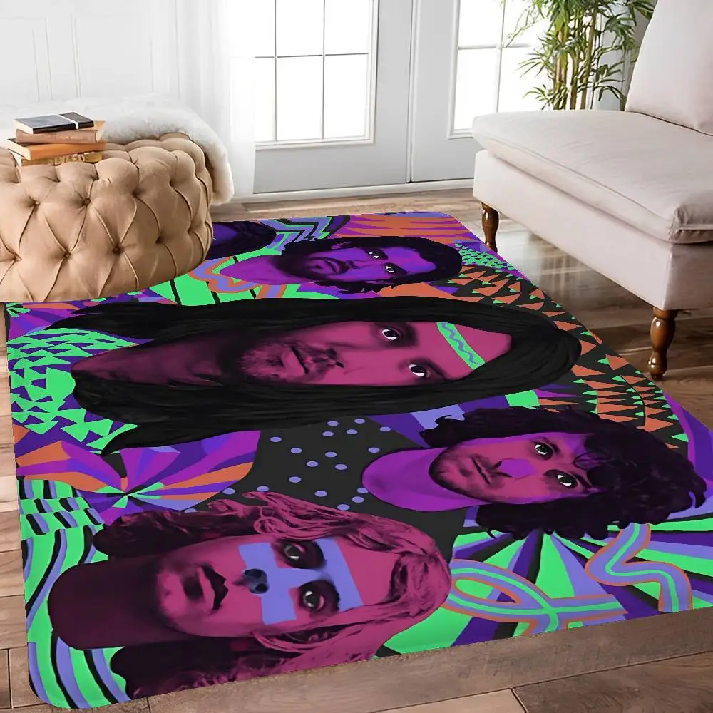 Psychedelic Pop Band T-Tame I-Impala Entrance Door Mat Washable Non-Slip Living Room Sofa Chairs Area Mat Kitchen Doormat