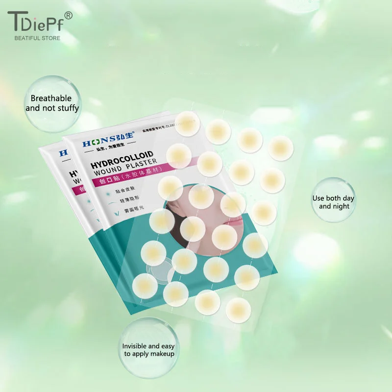 12/15/24/36 قطعة بقع حب الشباب غير مرئية إزالة بثرة الغروانية المائية بقع البقع علامات المخفي إصلاح ملصق