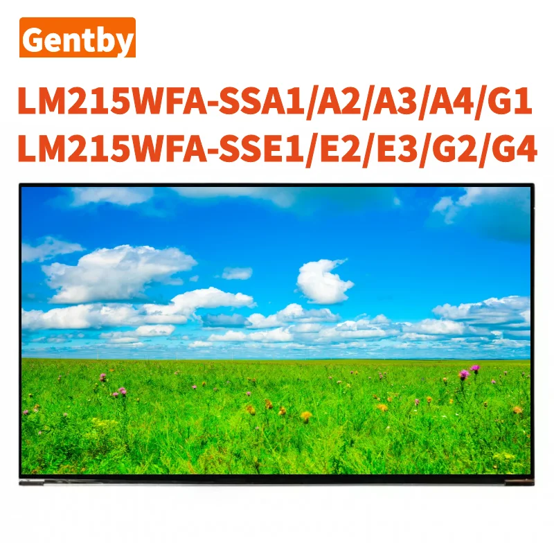 Tela de Toque Lcd para Laptop Novos Ips Lm215wfa Ssa1 Ssa2 Ssa3 Ssa4 Lm215wfa Sse2 Sse3 Lm215wfa Ssg1 Ssg2 Ssg4 21 Polegadas