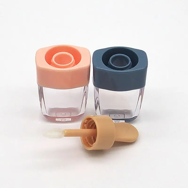 6ml Ice Cream โปร่งใส MINI ลิปกลอส Empty Lip Balm คอนเทนเนอร์ปัญญา Dropshipping