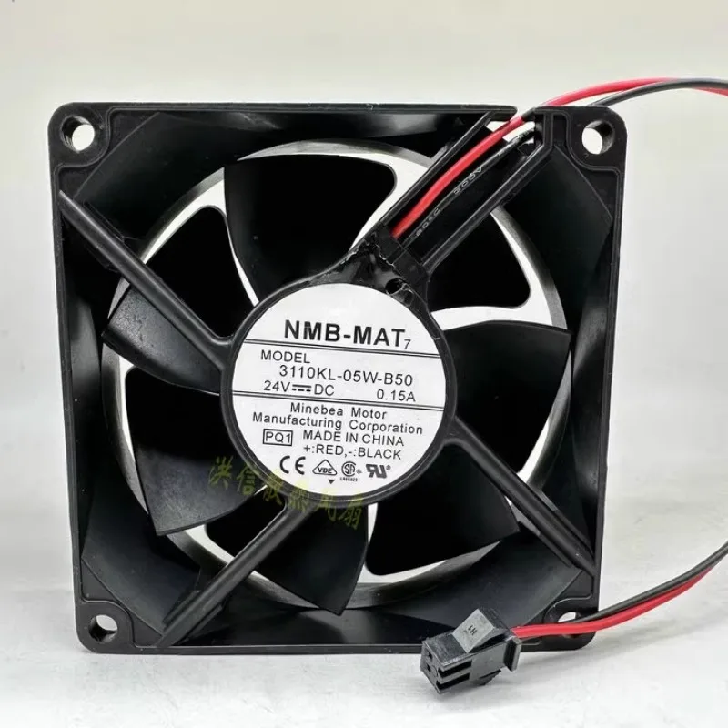 

NEW Cooler Fan for NMB 3110KL-05W-B50 24V 0.15A Ultra Durable Frequency Converter Fan 8025 8cm 80*80*25MM