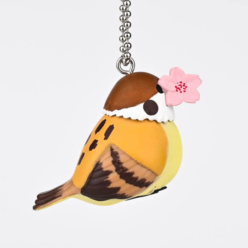 Japan Qualia Gashapon Capsule Toy Sparrow  Everyday Animal Cute Bird Girl Gift Blind Box