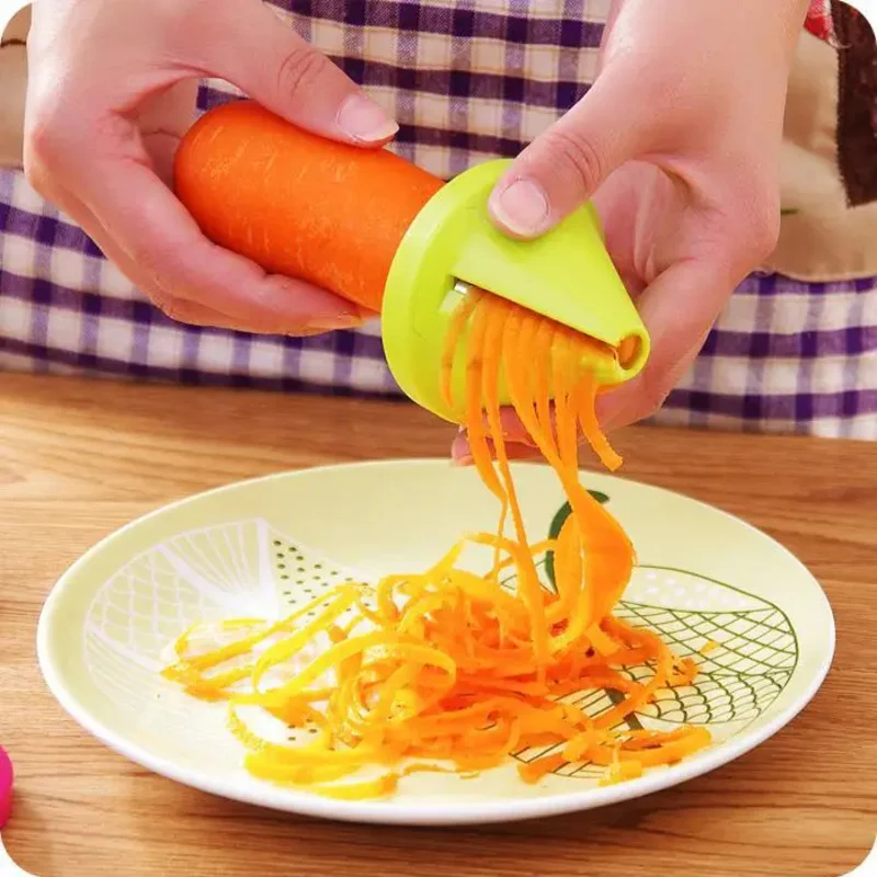 Kitchen Multifunctional Shredder Creative Spiral Shredder Rotating Shredder Vegetable Cutter Grater Kitchen Tools