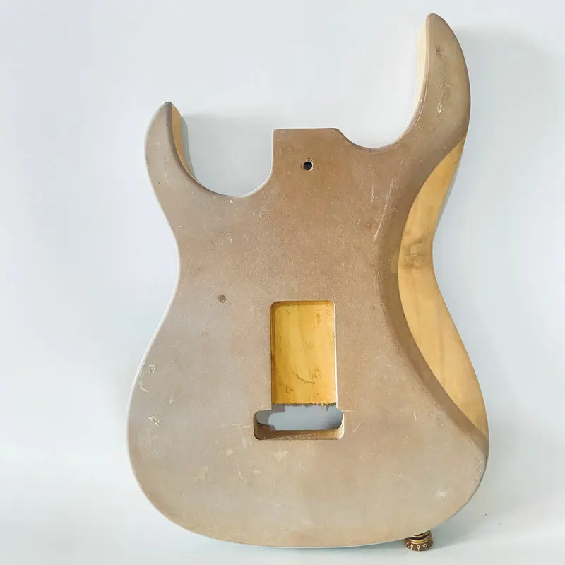 FB973 Floyd Rose Electric Guitar Unfinished Version 6 String Guitar Body in Solid Basswood Custom Order DIY Replace Parts