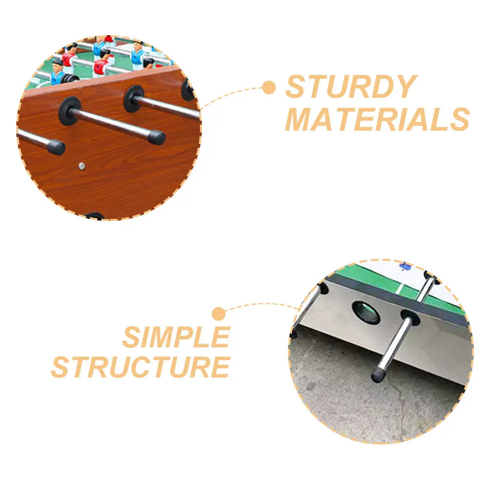 

16Pcs Sturdy Foosball End Caps Safe Rubber Easy Install Machine Rods Protection Cushion Table Parts Foosball End Cap