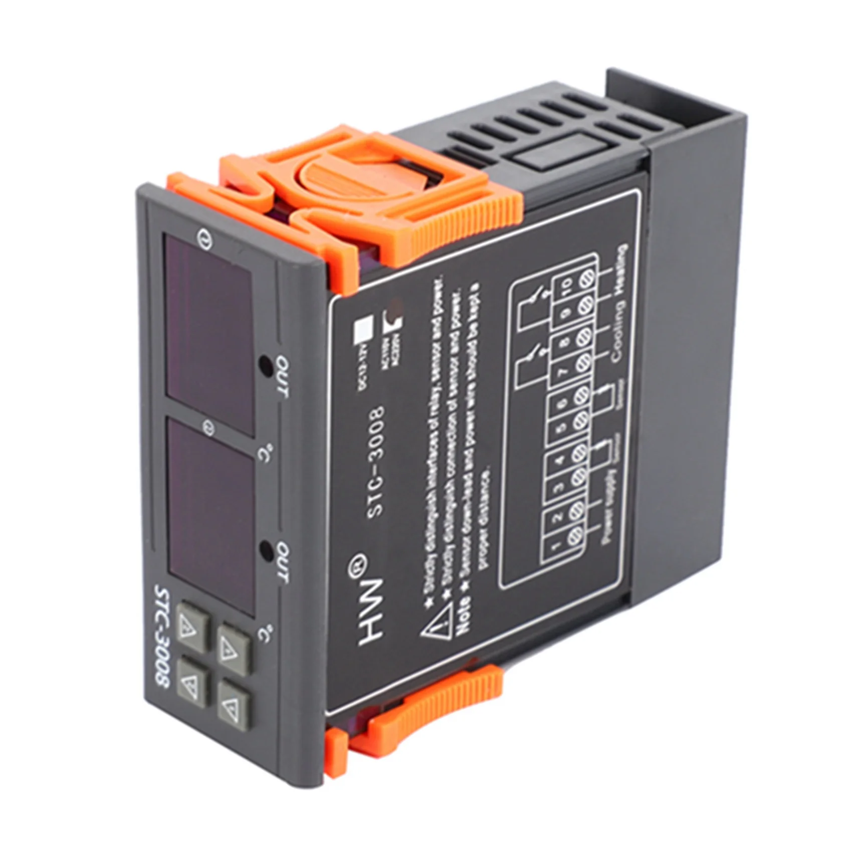 

BAAG-2X Stc-3008 110-220 В двойной цифровой термостат регулятор температуры для инкубатора термостат осушитель гигростат