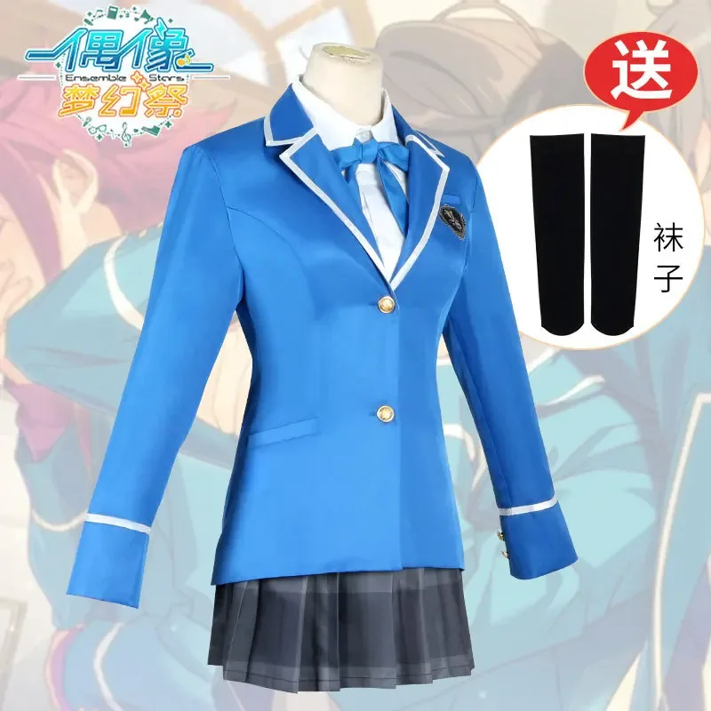 Conjunto de juego vivi 2025, disfraz de estrellas, Caballeros Tsukinaga Leo Trickstar Hokuto Hidaka Narukami Akehoshi Subaru, uniformes escolares JK