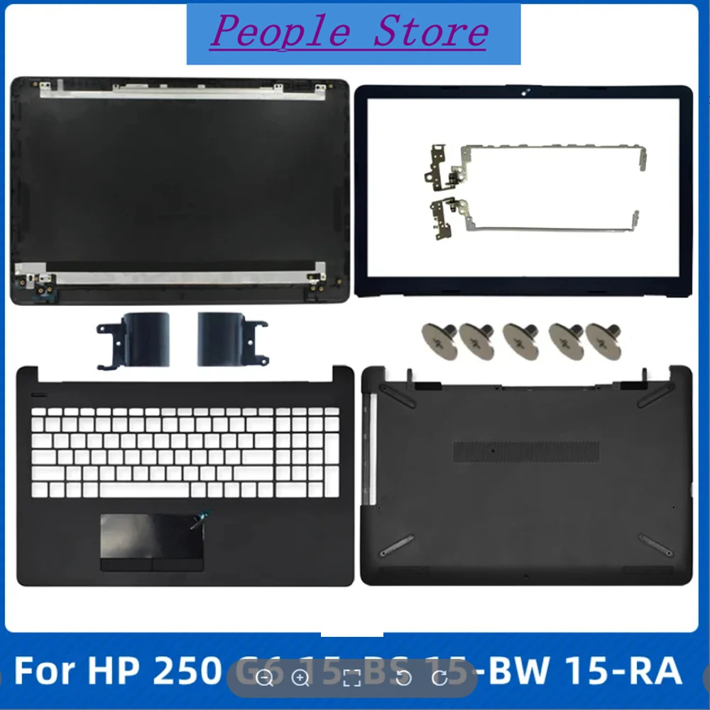 New For HP 15-BS 15-BW 15-RA 15-RB 250 G6 255 G6 Laptop Case LCD Back Cover/Front Bezel/Palmrest/Bottom Case /Hinges 924899-001