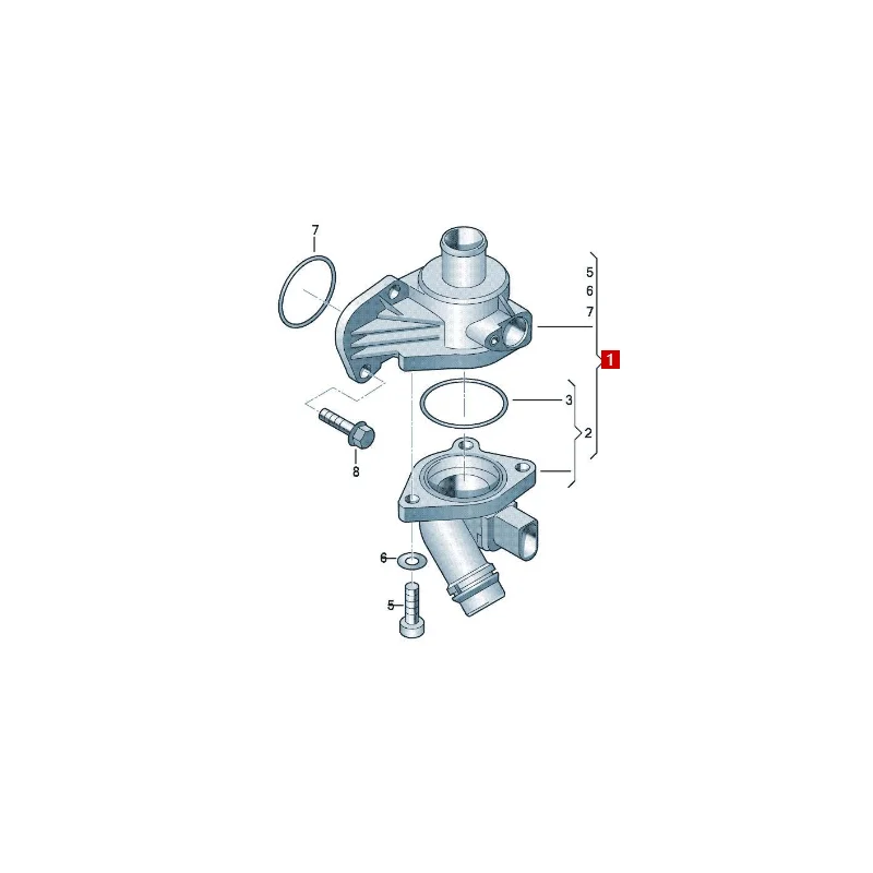 A6L  A4  A6 (imported) thermostat thermostat 06D121111G/06D 121 111 G