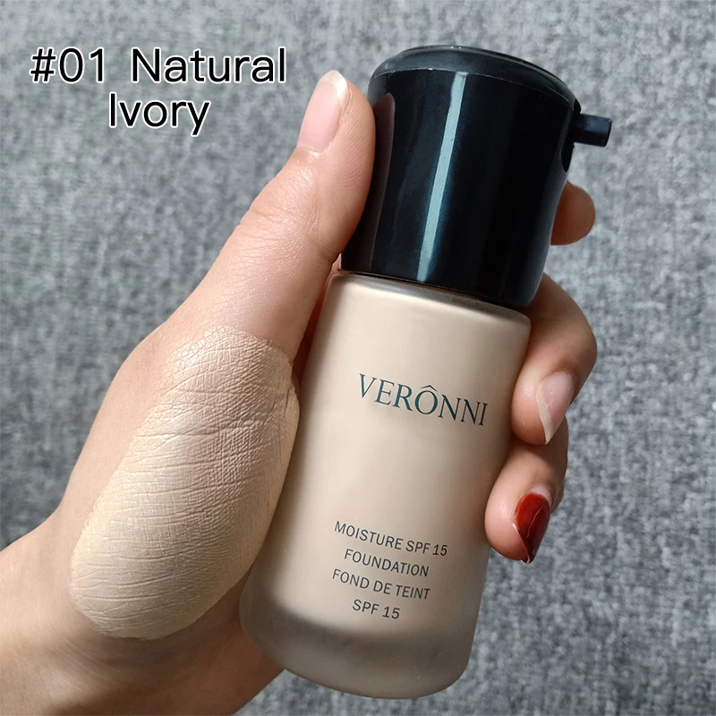 30ml Base Face Liquid Foundation brown Full Coverage Concealer Oil-control dark skin Face Contour Makeup Foundation wholesale