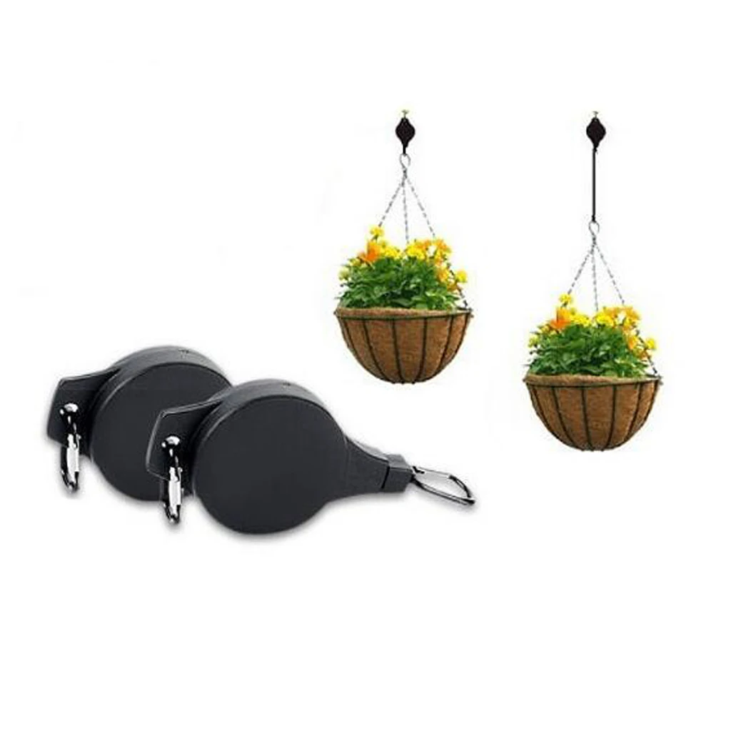 Retractable Pull Down Hange Flower Plant Hook Lift for Hanging Basket