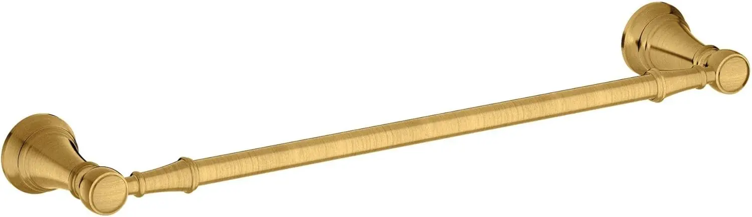 Único escovado ouro toalha bar, 418bg, 18 polegadas