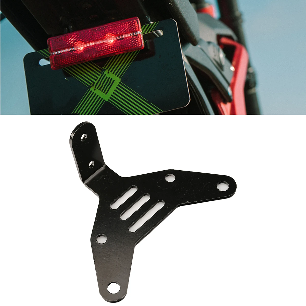 

Motorcycle Accessories Rear License Plate Holder Bracket Frame Holder Short Tail light Bracket FOR SUR-RON SURRON Light Bee X
