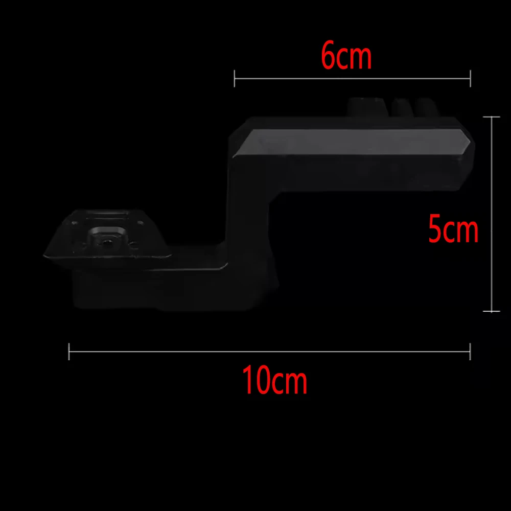 Adaptador Wilcox NVG fijo casco action camera GoPro DJI Insta360 - imagen 3