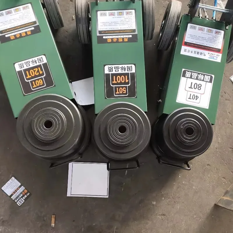 30ton 50ton 120ton Truck Repair Jack Pneumatic Car Lift Jack Trolley Hydraulic Air Jack