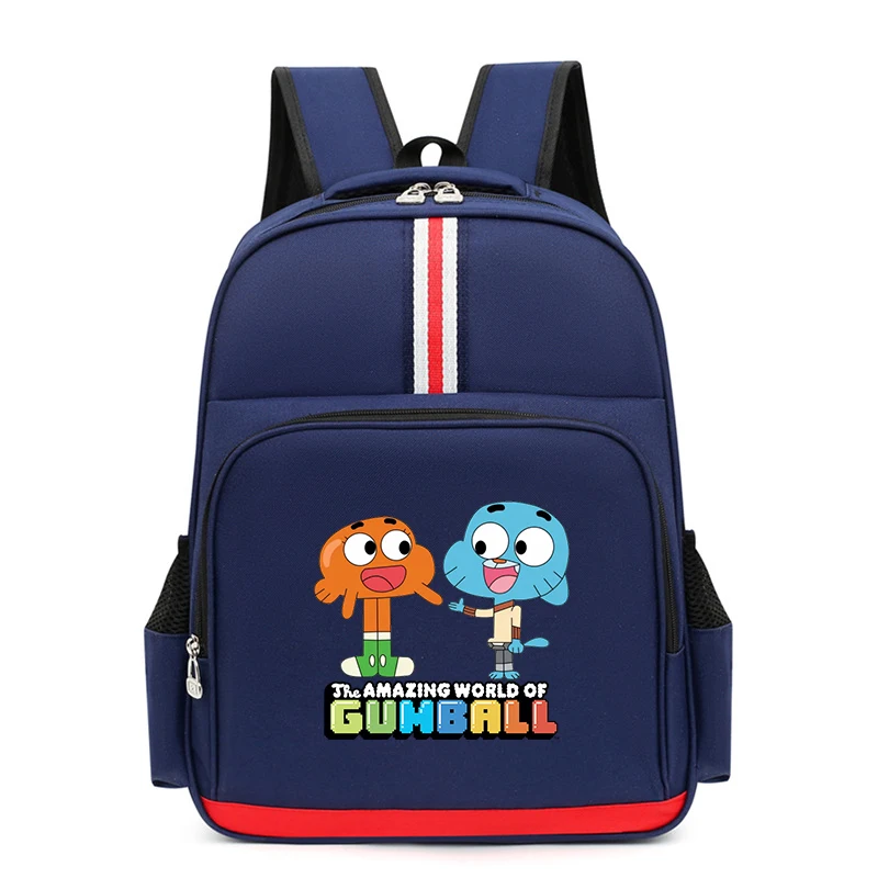 The Amazing World of Gumball Backpack For Primary School Students Bags Gunmball Cartoon Backpack School Bag for Boys Girls Gift
