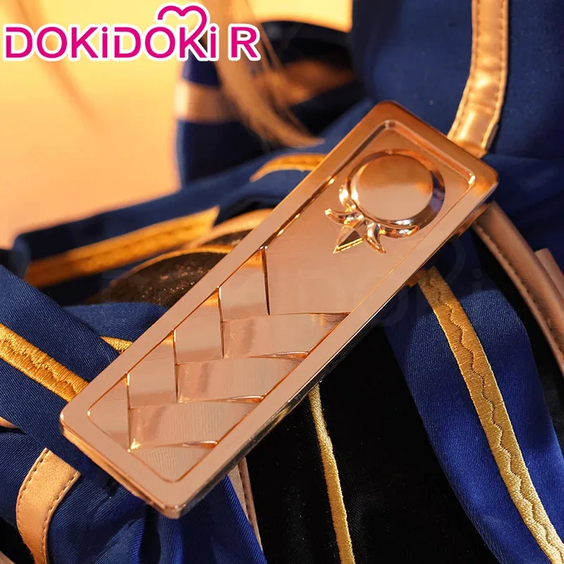 qq28LQSaber Cosplay Game Honkai: Star Rail x Fate Stay Night 【S-2XL】DokiDoki-R فستان الهالوين الأزرق Saber Costume Plus Si