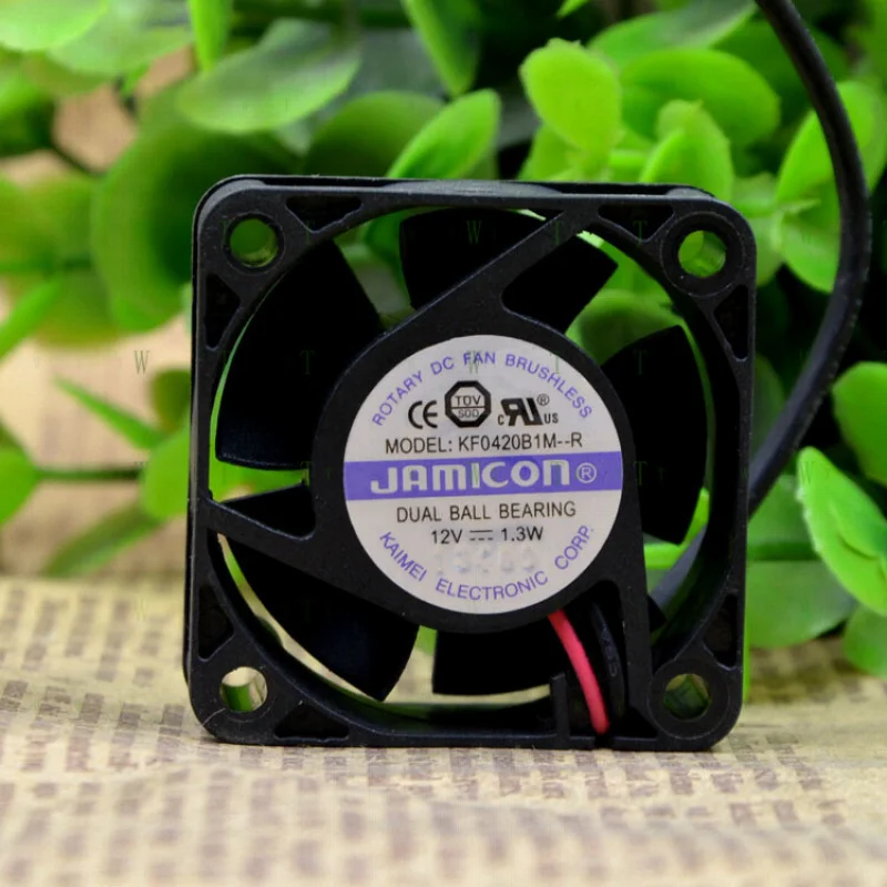 

H 1 шт. JAMICON KF0420B1M--R 4020 12 В 1,3 Вт 4 см переключатель 2-проводной охлаждающий вентилятор