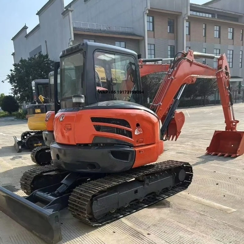 

U55 Mini Excavator 2024 Model 5.5 Ton 10000W Engine Gear Motor Pump Good Condition for Garden Work