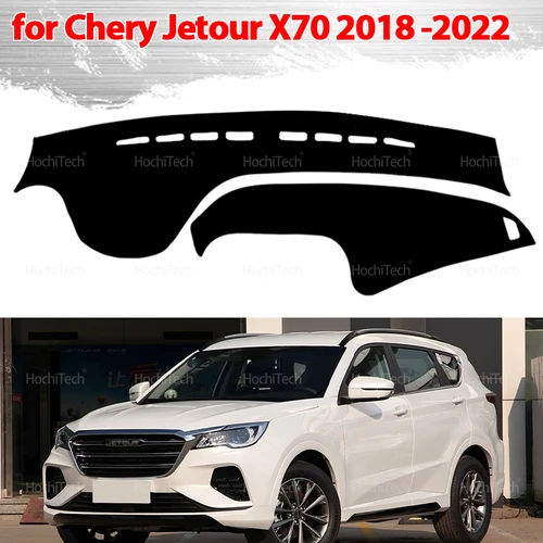 Cubierta protectora para salpicadero de Chery Jetour X70 2018 2019 2020 2021 2022, parasol para salpicadero de coche, accesorios para alfombras Anto-UV