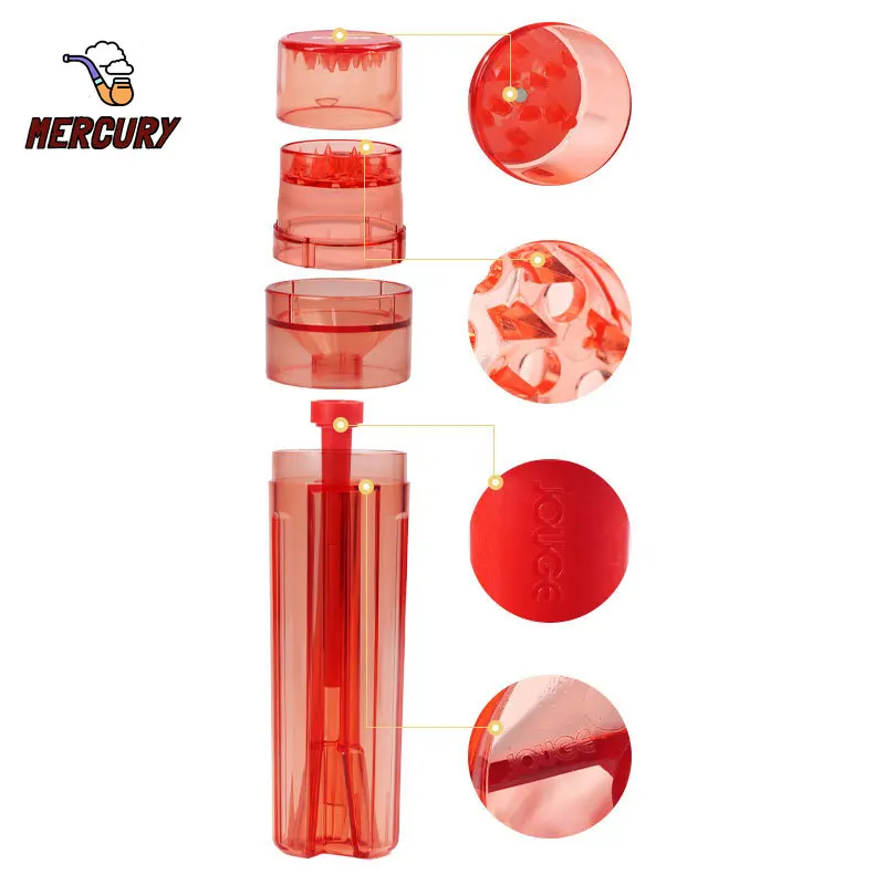 MERCURY All In One Tobacco Filling Cone Grinder Set with Rolling Paper Horn Tube Cigarette Pre Roller Smoking Accessories