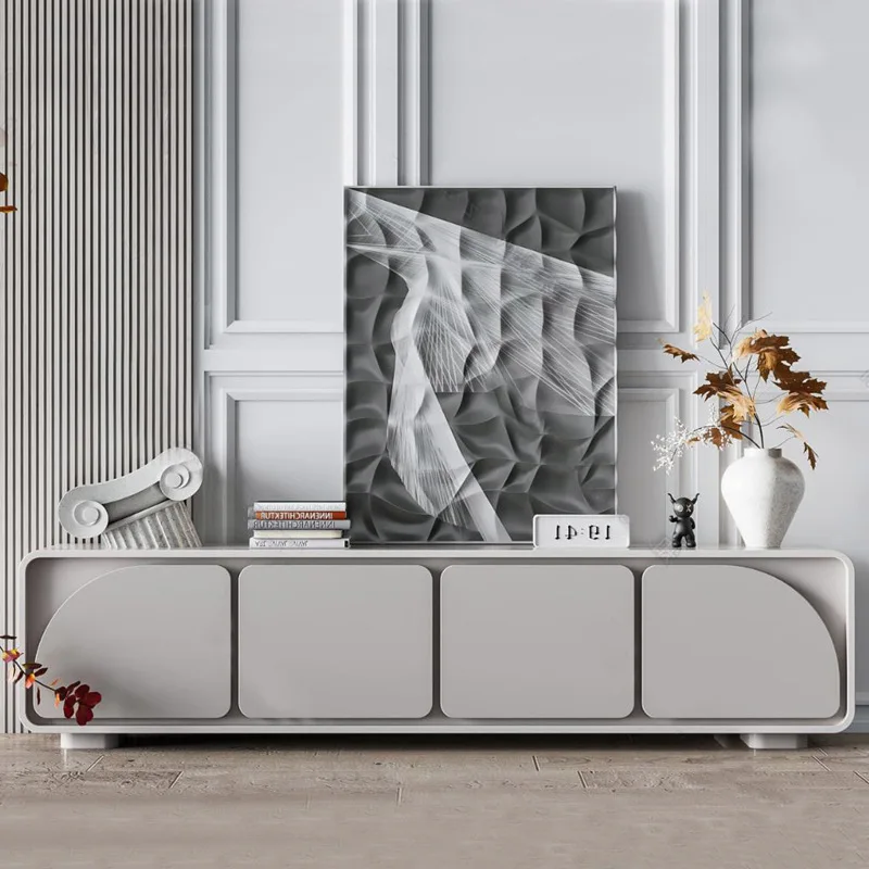 Color piano paint TV cabinet creative personality audio-visual cabinet modern simplicity