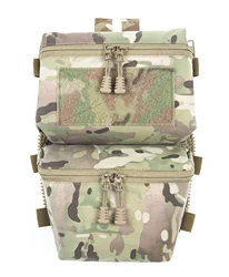 Borsa a marsupio tattica stile FERRO pannello posteriore doppia custodia FCPC V5 Airsoft Gear a sgancio rapido Molle Plate Carrier Wargame Outdoor