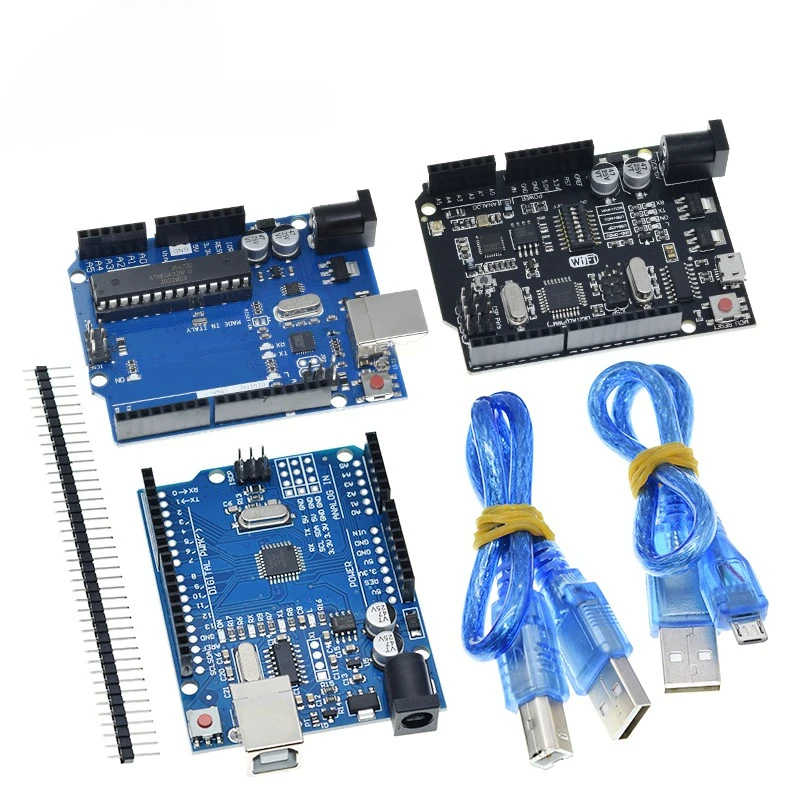 Uno บอร์ดพัฒนา R3 ATMEGA328P CH340/ATEGA16U2ที่เข้ากันได้สำหรับ Arduino กับสาย R3/R4