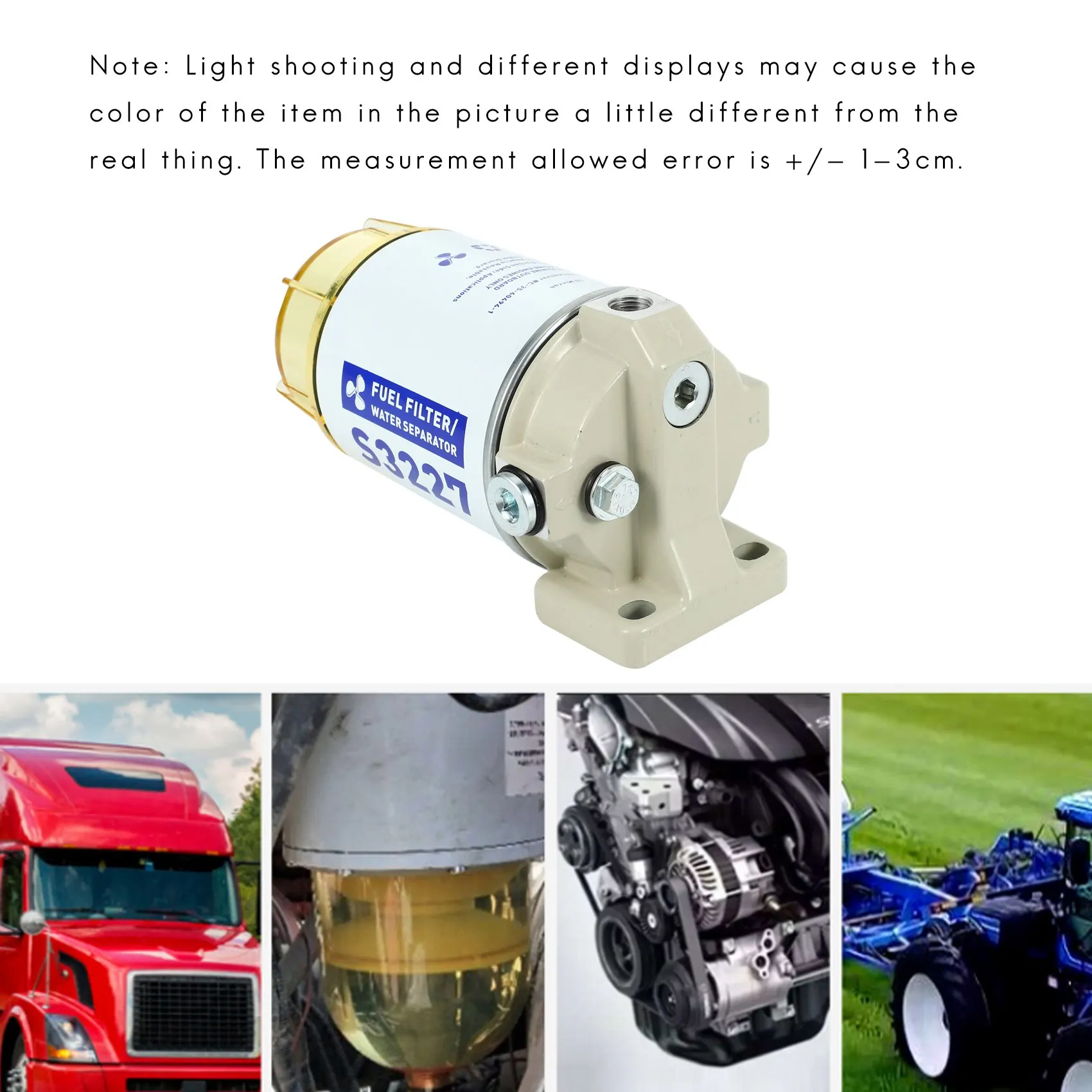 Latest S3227 Outboard Marine Marine Fuel Filter Fuel Water Separator Filter Assembly Marine Engine Marine Filter