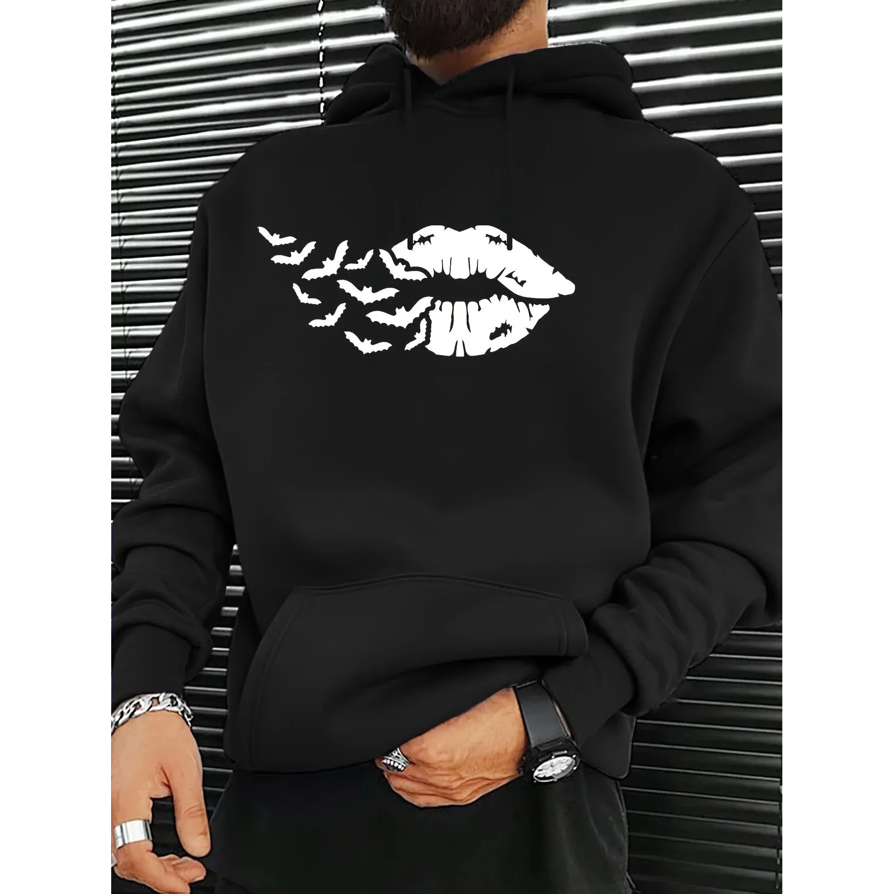 

Хлопковая толстовка с принтом Lip ape Aphic для женщин, модная осенне-зимняя кофта для женщин среднего возраста, как в магазине